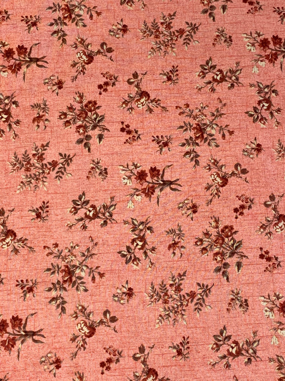 Toile de Jouy by Penny Rose Fabrics – Mid Pink Floral