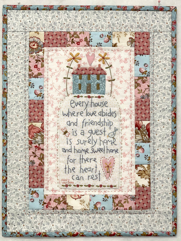 Home Sweet Home Wallhanging Pattern