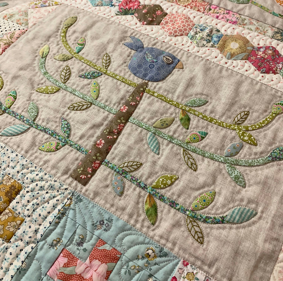 We Three Birds Quilt Pattern The Birdhouse Patchwork Designs