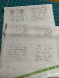 Sweet Sentiments Pre-printed Stitchery Panel
