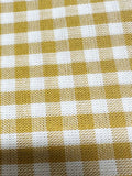Tilda Wideback Gingham YD Yellow 108"