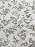 Candlelight & Romance Toile Cream 118"  Wideback