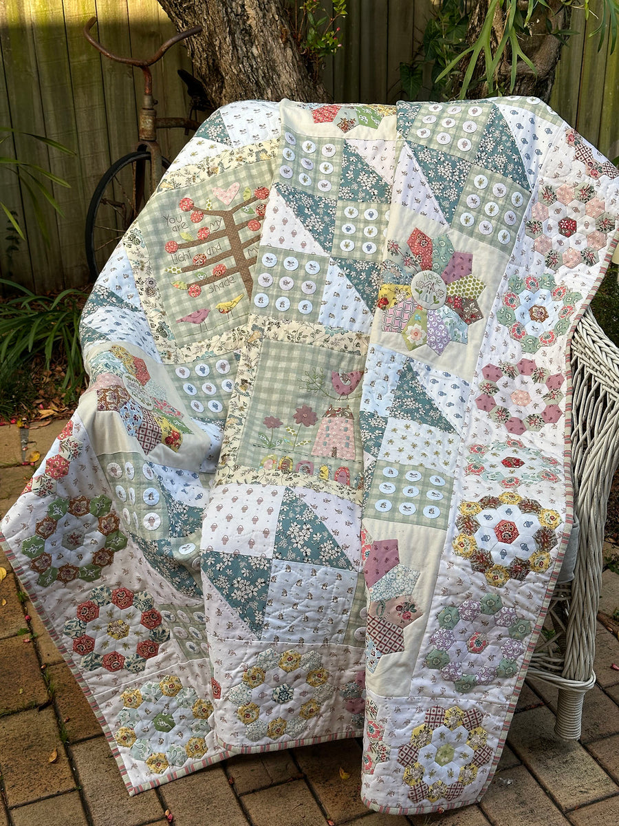 Light & Shade Quilt – Kit – The Birdhouse Patchwork Designs