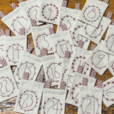 Pocketful of Joy Advent Pocket Stitchery Panel