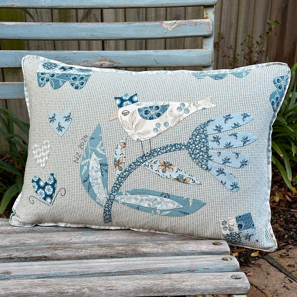 The Twitcher Applique Cushion Pattern