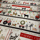 Christmas In Australia Border Print