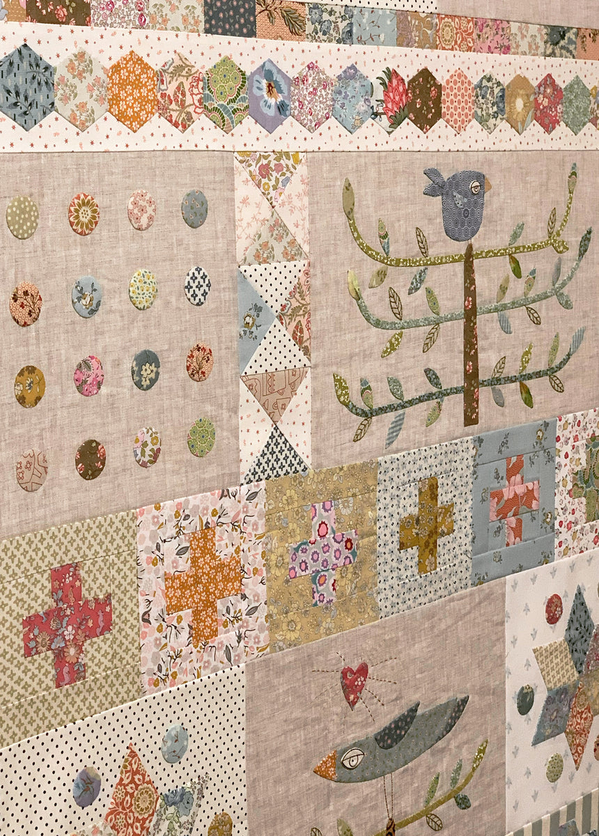 Epp Bird Pattern EPP Pack for We Three Birds Quilt – The Birdhouse Patchwork Designs