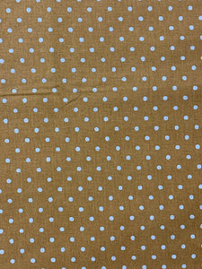 Burnt Orange Spot on Linen (30% OFF LISTED PRICE)
