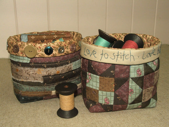 Fabric Baskets Pattern