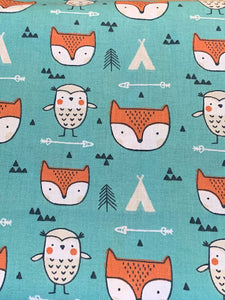 Fox Print Fabric