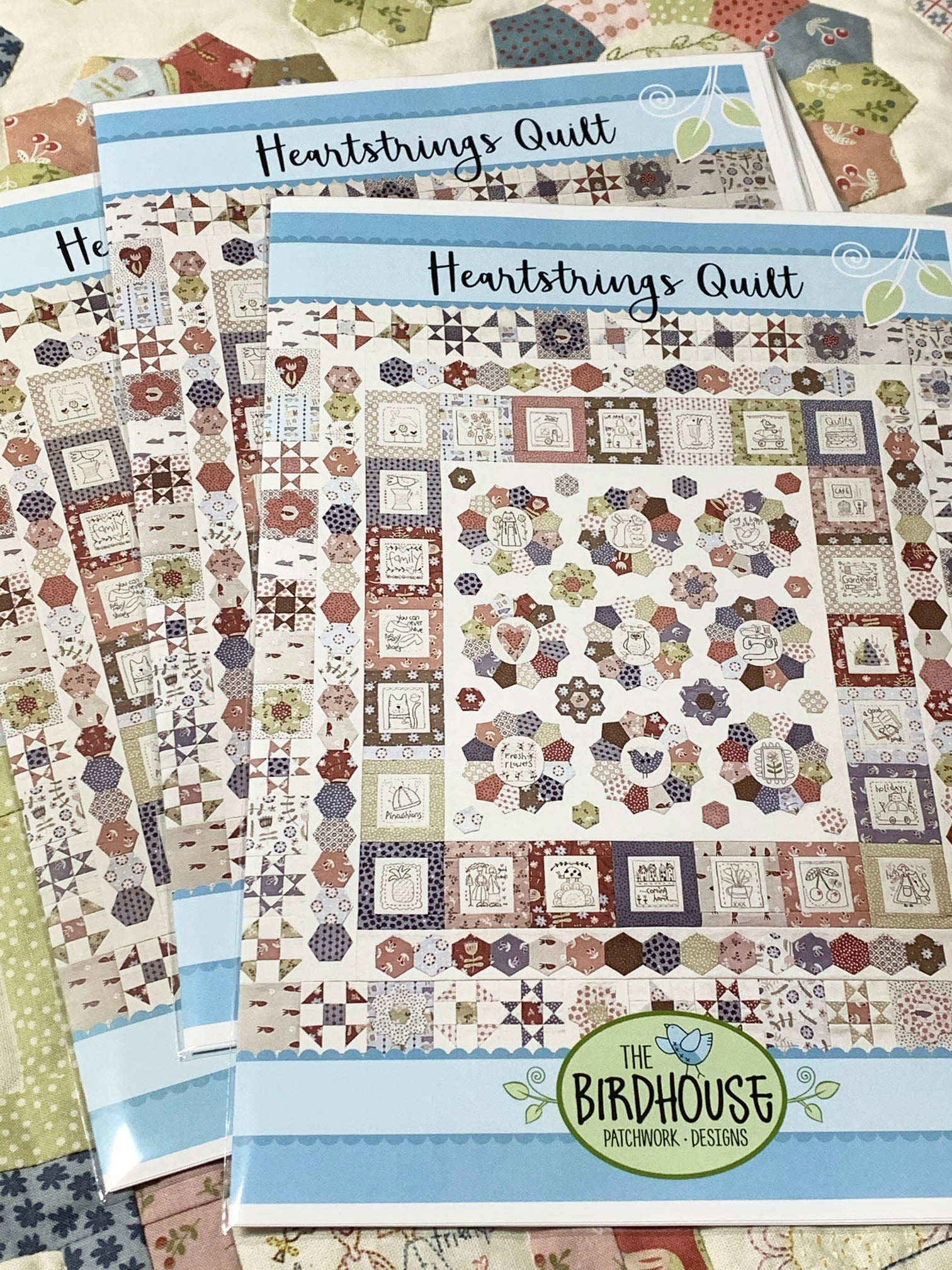 Heartstrings Quilt – Kit – The Birdhouse Patchwork Designs